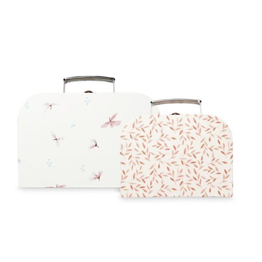 Cam Cam Storage Suitcases in Windflower Creme / Caramel Leaves (Set of 2) added by Spoak Member