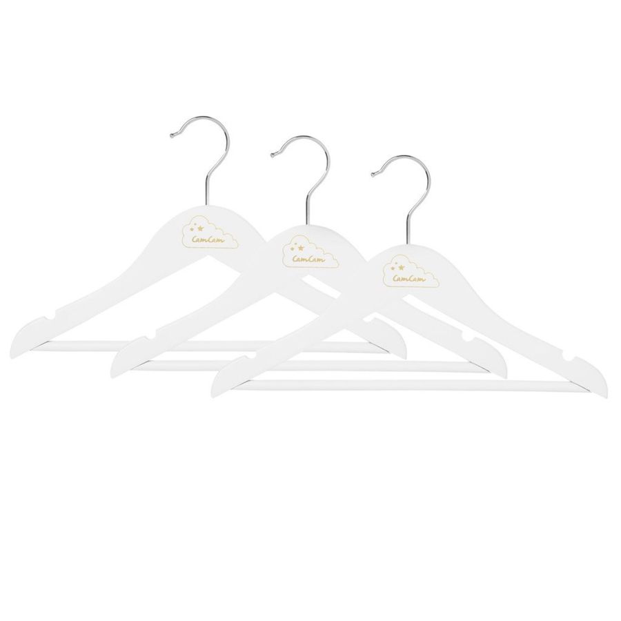 Cam Cam Wooden Clothes Hangers in White added by Spoak Member