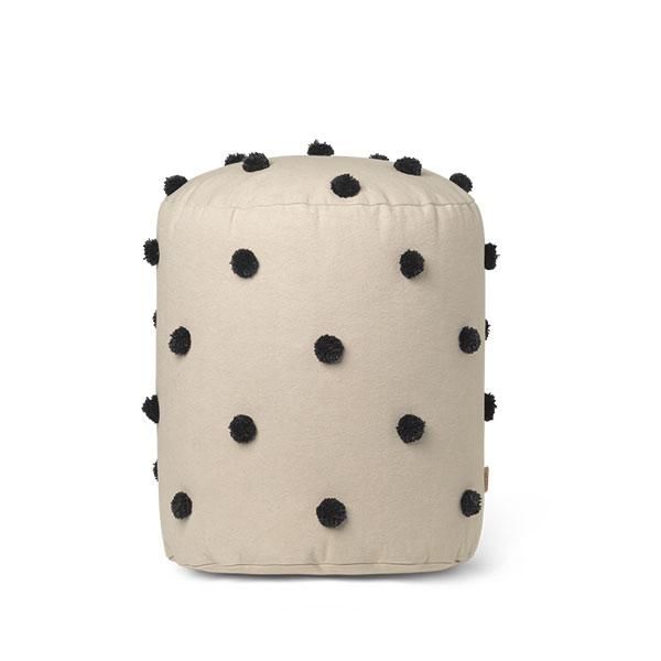Ferm Living Dot Tufted Pouf in Sand / Black added by Spoak Member