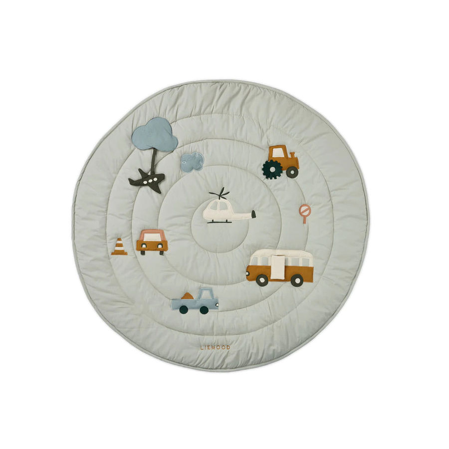 Liewood Gitta Activity Blanket / Playmat - Vehicles/Dove Blue Mix added by Spoak Member