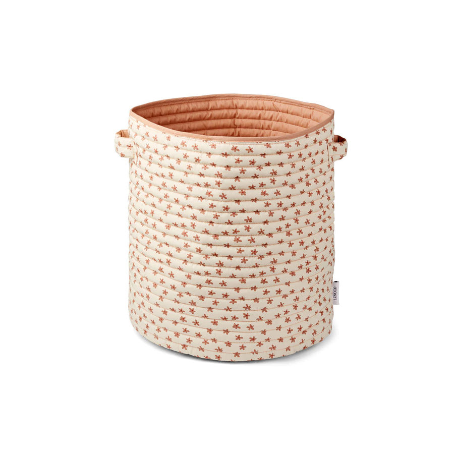 Liewood Lia Quilted Storage Basket - Floral/Sea Shell (Large) added by Spoak Member
