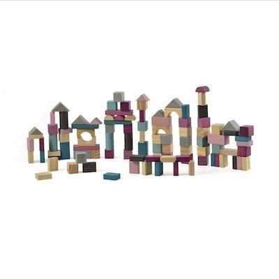 Magni Wooden Building Blocks in Shape Sorter Bucket (100pc) added by Spoak Member