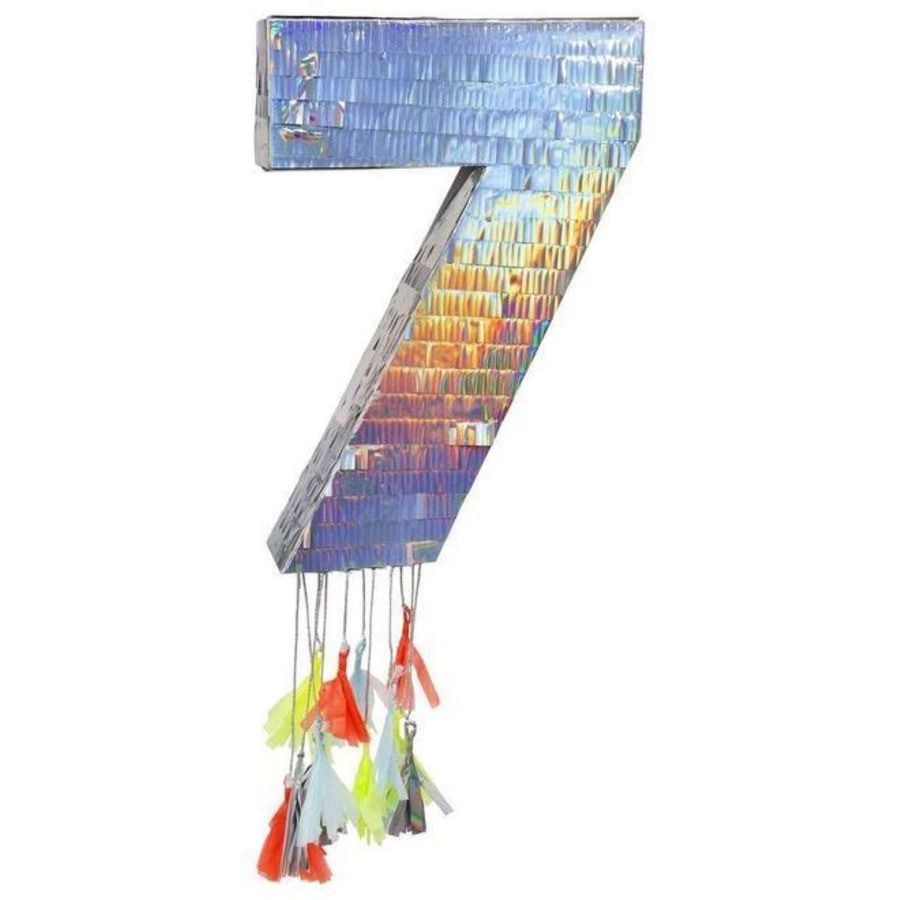 Meri Meri Silver Party Piñata - Number 7 added by Spoak Member