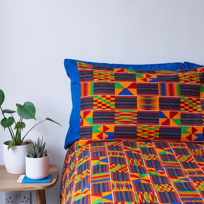 African Print Duvet Set - Regal kente added by Spoak Member