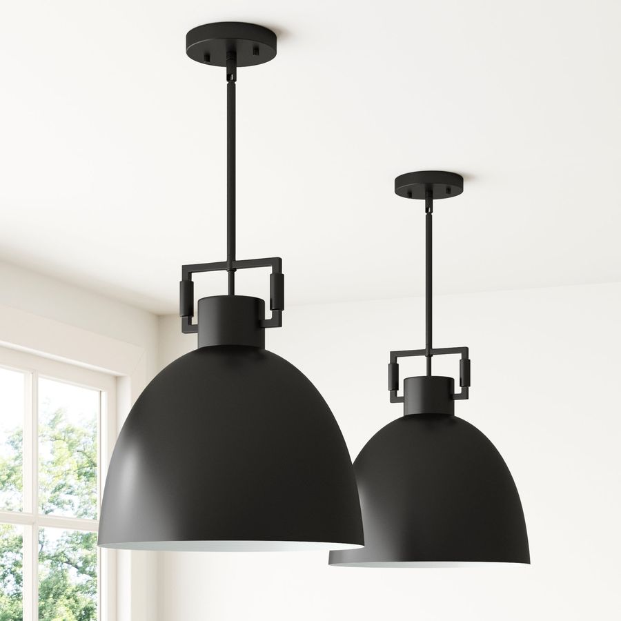 Metal Dome Pendant Lights Black (Set of 2) added by Spoak Member