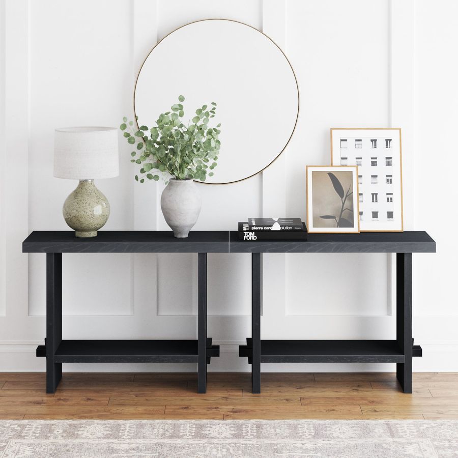 Wood Console Tables Black Oak (Set of 2) added by Spoak Member