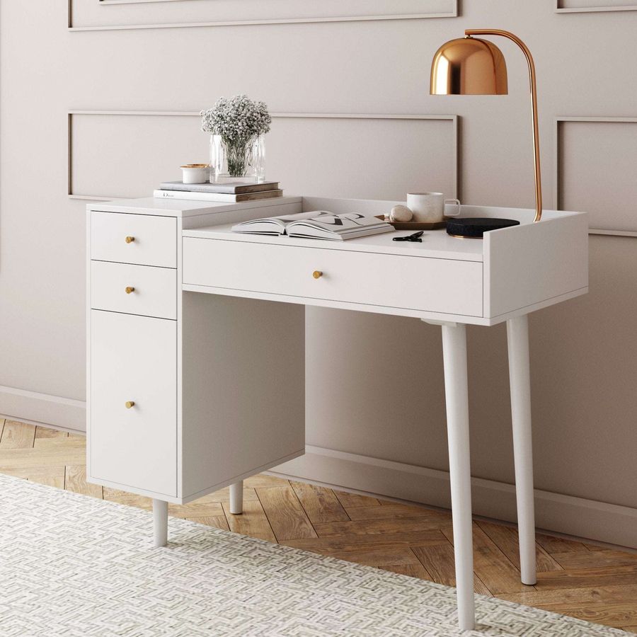 Mid-Century Modern Vanity Desk with Drawers added by Spoak Member