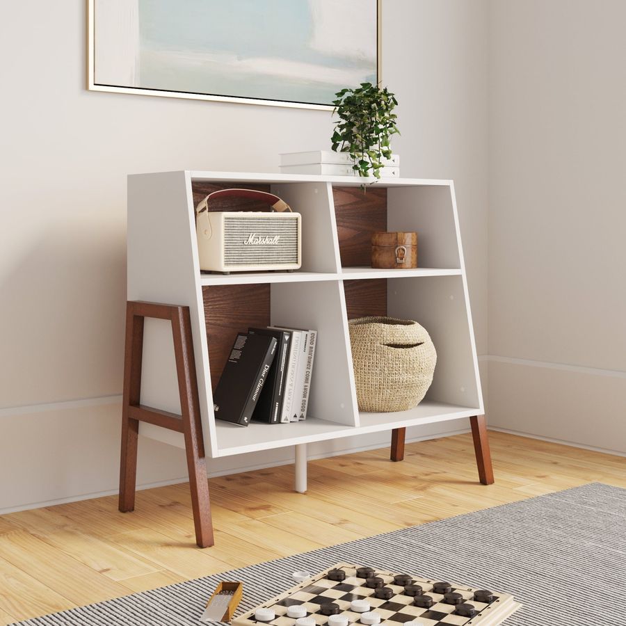 Wood Mid-Century Cubby Storage Cabinet added by Spoak Member