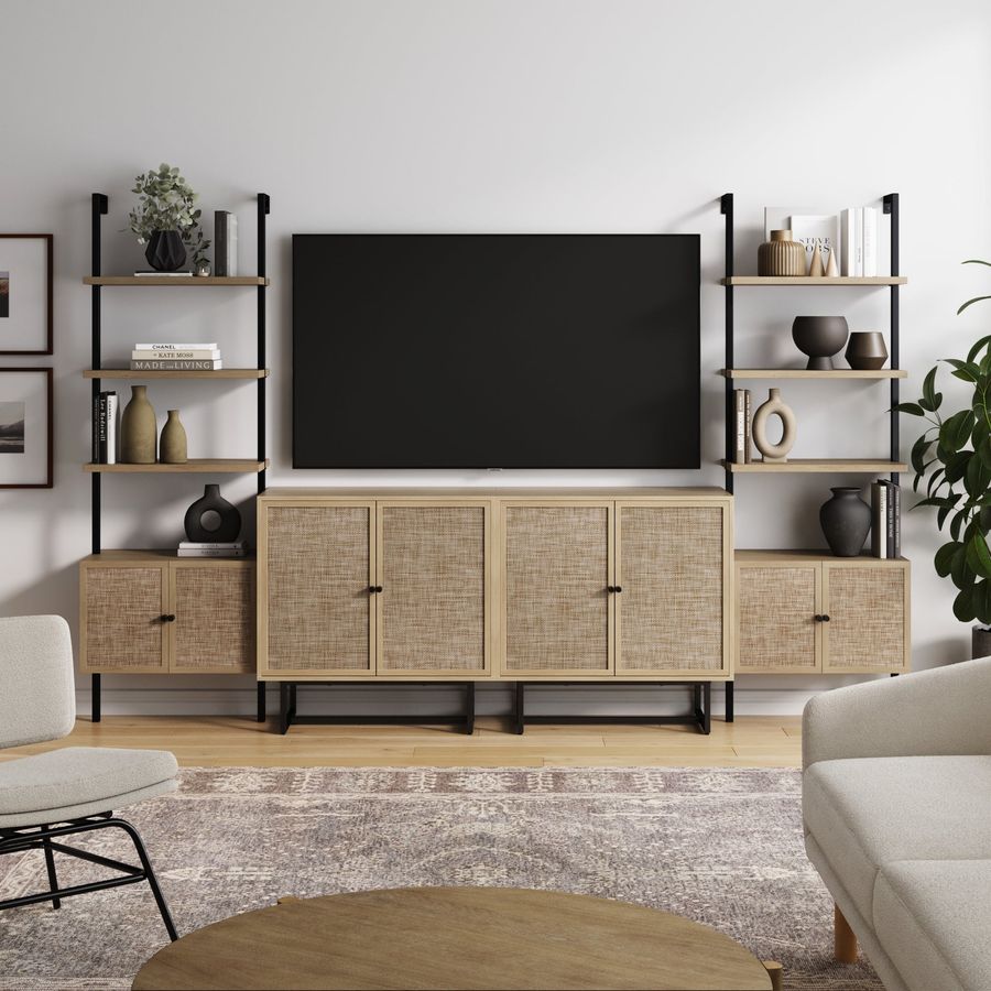 Boho Rattan Entertainment Center Light Oak added by Spoak Member