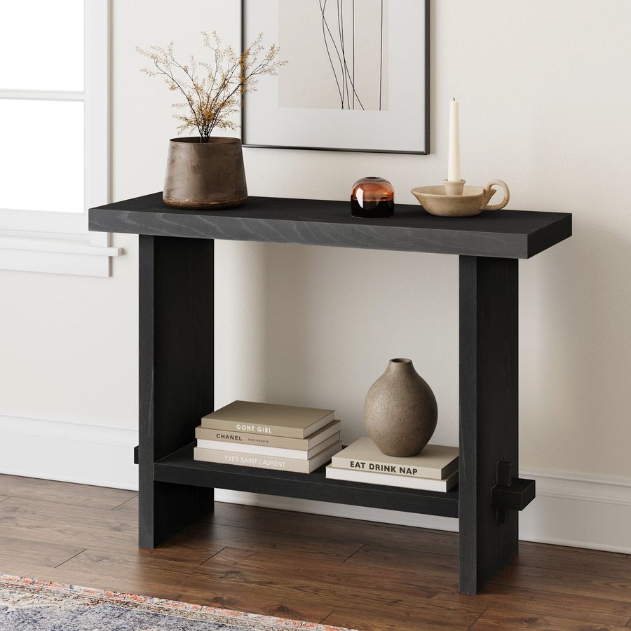 Wood Console Table Black Oak added by Spoak Member