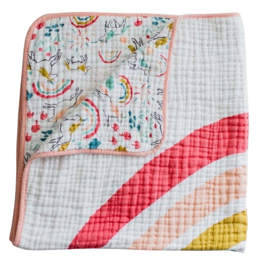 Clementine Kids Unicorn Land Reversible Quilted Blanket added by Spoak Member