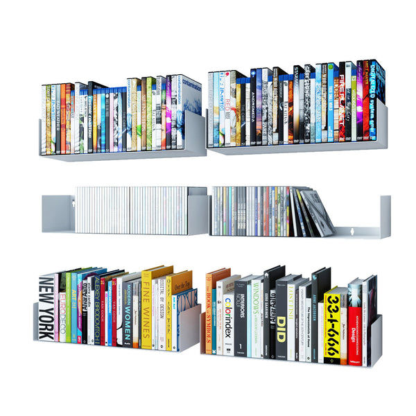 BALI U Shape Floating Shelves Wall Bookshelf Metal – 17 added by Jill Cormier