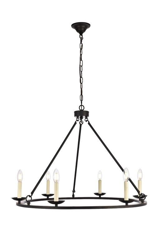 Tempest six bulb round light fixture added by Spoak Member