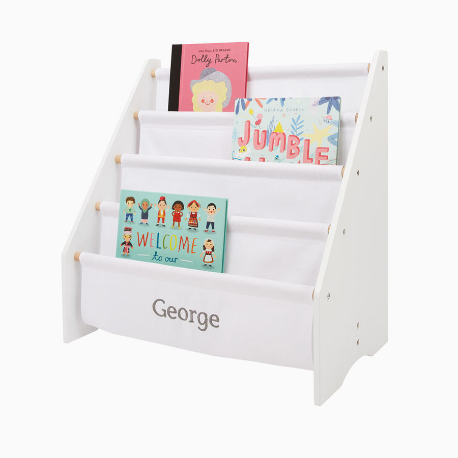 Personalised Sling Bookcase, White added by Spoak Member