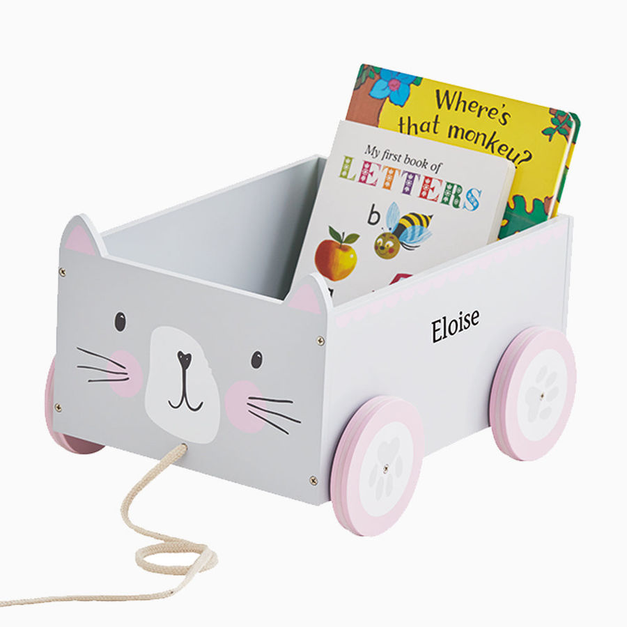 Personalised Book Cart, Cat added by Spoak Member