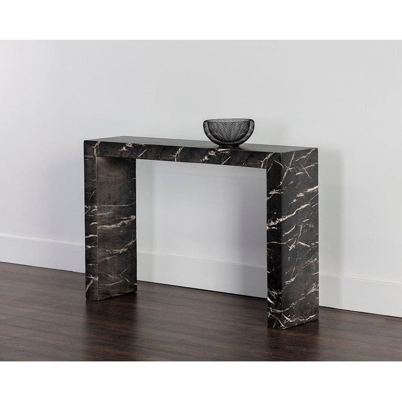 console table added by Lindsay Jones