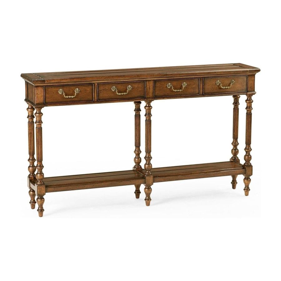 Narrow Walnut Console Antique Finish added by Spoak Member