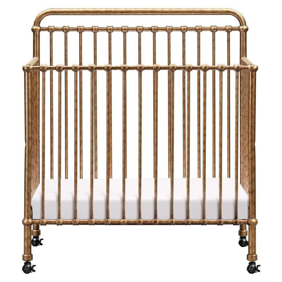 Namesake Winston French Vintage Gold Steel 4-in-1 Convertible Mini Crib added by Libby Cox