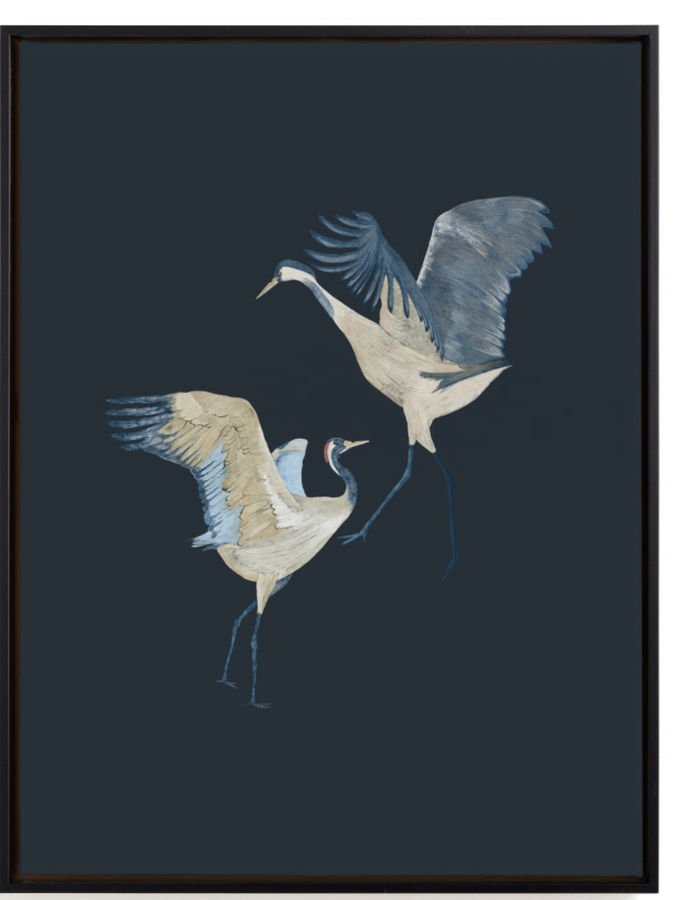 Crane Dance - 24x30 Art Print added by Elevated by Elise LLC