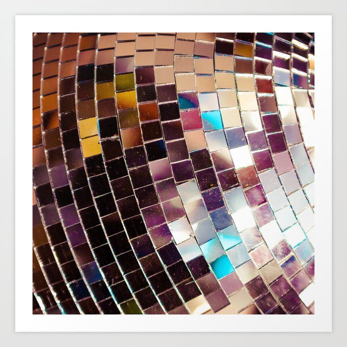 Disco Ball Art Print by essential image added by Whitney Crutcher
