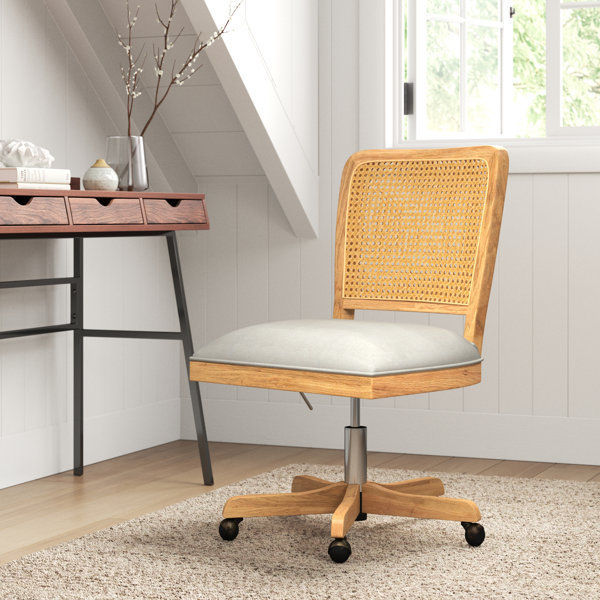 Crisolina Task Chair with Rattan Back added by Where The Heart Is Designs