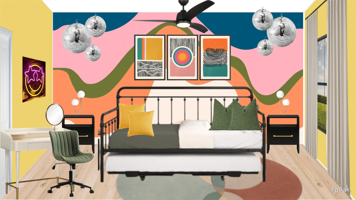 Bedroom Inspo designed by Nisha Carlin
