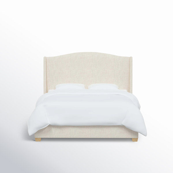 Allis Upholstered Wingback Bed added by Jennifer Castillo