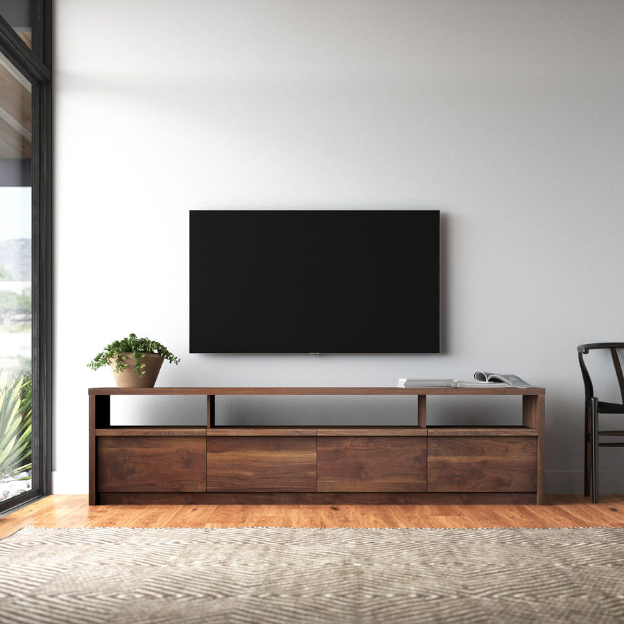 Wade Logan® Avdija TV Stand for TVs up to 86" & Reviews | Wayfair added by Hannah Palermo