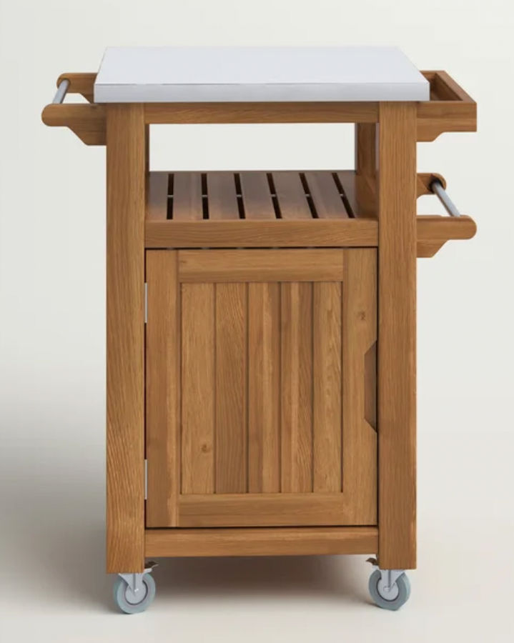 Amagansett Sand & Stable™ Bar Cart with Solid Wood Outer Material added by Katie Carpenter