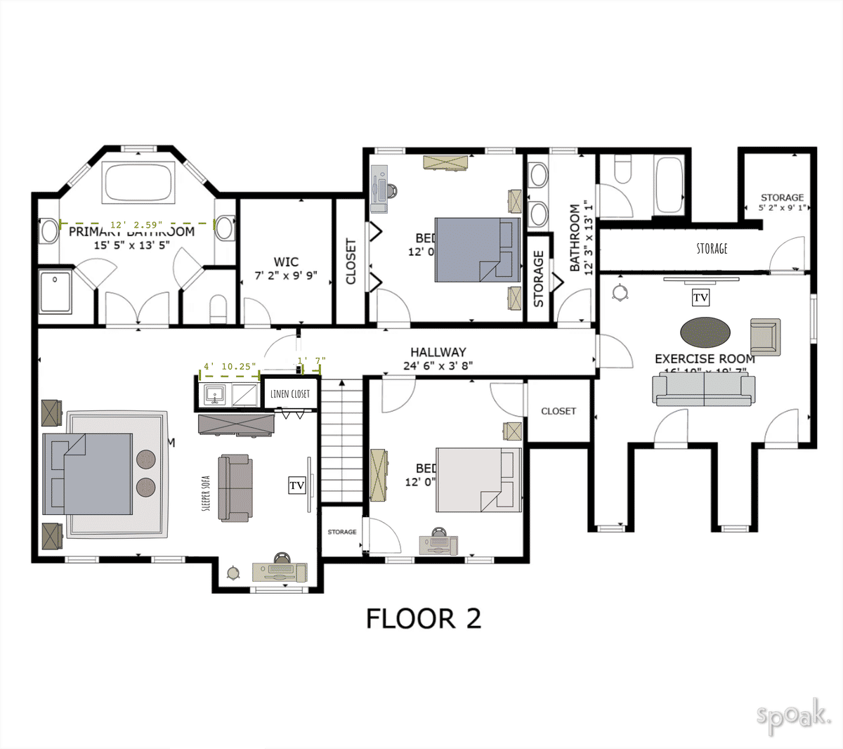 Two Story House Floor Plan designed by ali mcsweeney
