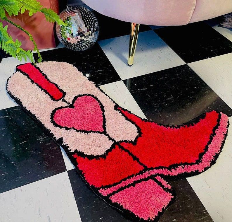 Tufted Cowboyboot Rug added by Katherine Dillon