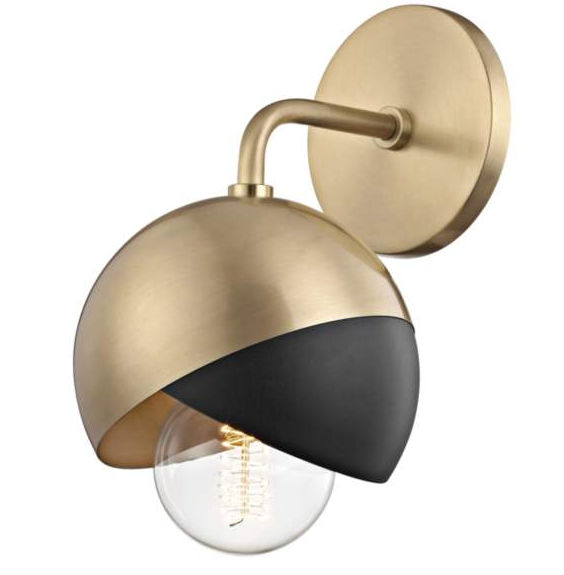 Mitzi Emma 8 3/4" High Aged Brass Wall Sconce added by vanessa rouhani