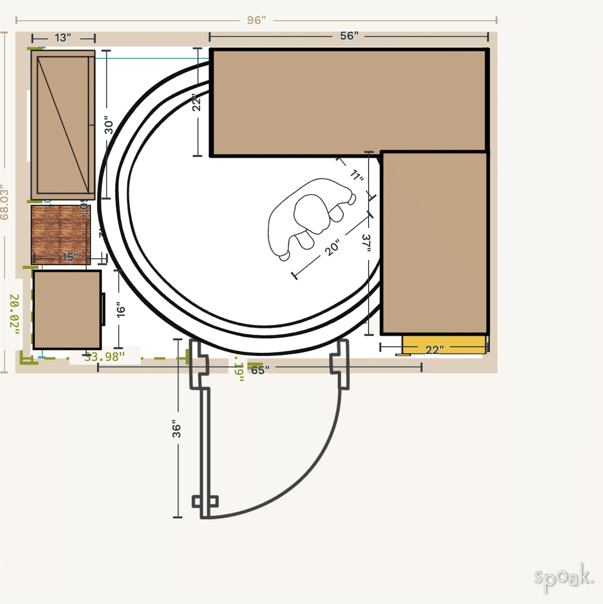 Library Plan designed by Cassandra Sherman