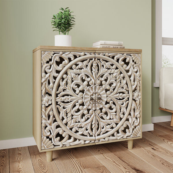 Gambino 30.9'' Tall 2 - Door Square Accent Cabinet added by HELEN SALGADO