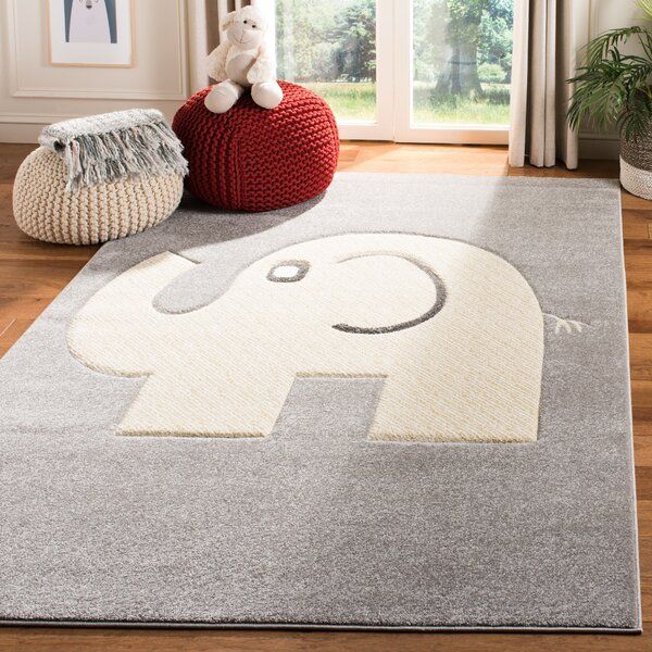 Glantz Power Loom Performance Gray Rug added by Where The Heart Is Designs