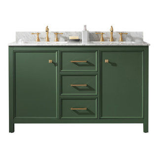 54"  Double Sink Vanity Cabinet - Traditional - Bathroom Vanities And Sink Consoles - by Legion Furniture | Houzz added by Erin Miller
