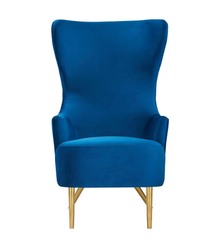 Julia Grey Wingback Chair - TOV Furniture added by Spoak Member