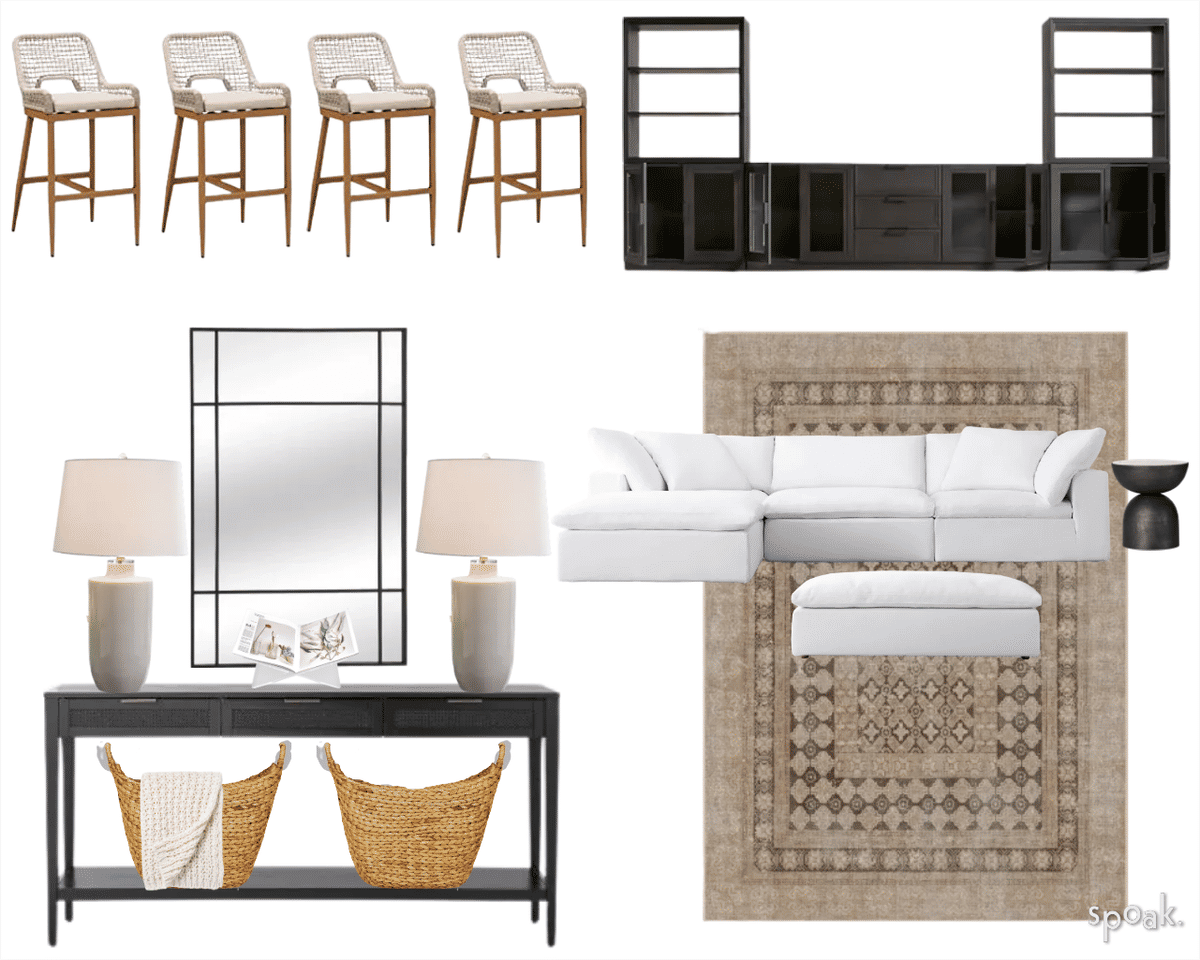 Basement Inspo designed by Rachel Donnatien