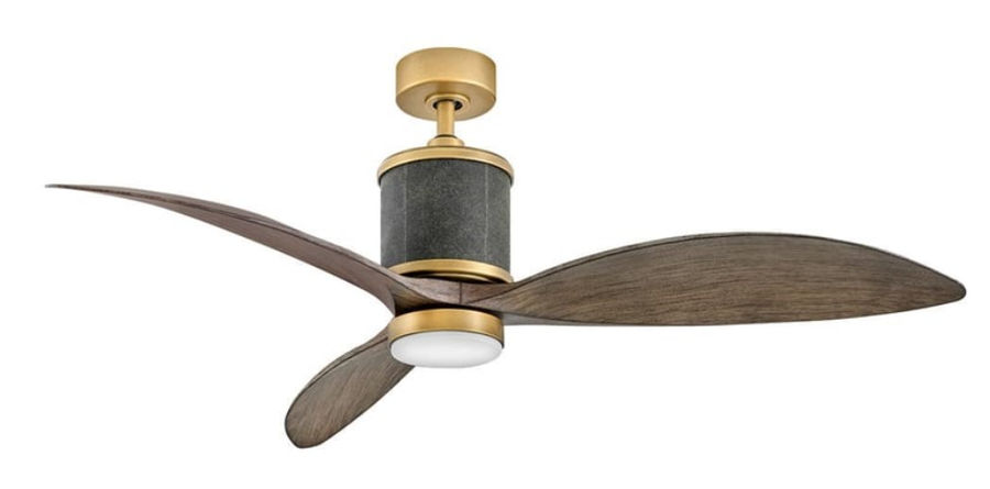 Hinkley Lighting Merrick Smart Ceiling Fan with Light | Lightopia added by Sandy Schargel Interiors