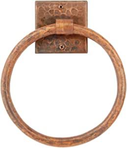 Premier Copper Products TR7DB 7-Inch Hand Hammered Copper Towel Ring, Oil Rubbed Bronze added by Amy Marcy