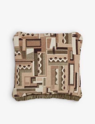 SOHO HOME Sampford geometric-print woven cushion 50cm x 50cm added by Srishti Aggarwal