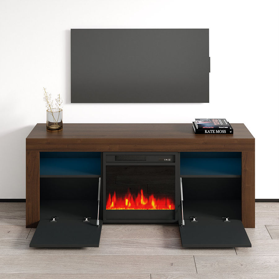 Earle TV Stand for TVs up to 65" with Electric Fireplace Included added by Janae Sullivan