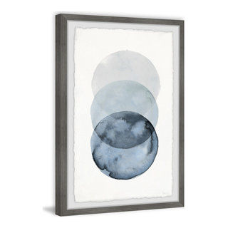 "Circles Overlap" Framed Painting Print - Contemporary - Prints And Posters - by Parvez Taj | Houzz added by HELEN SALGADO
