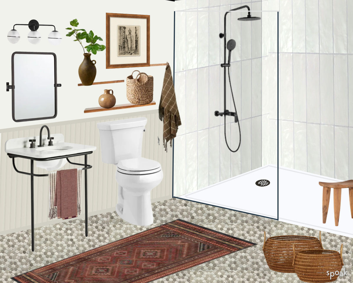 Bathroom Inspo designed by Sarah Smith