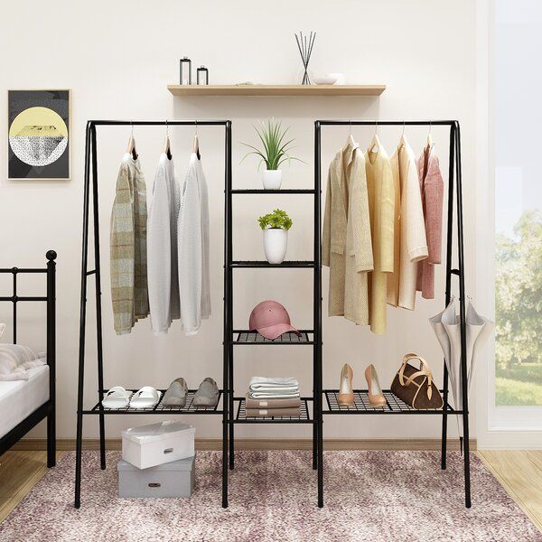 Fetzer 60.24'' Metal Clothes Rack added by Janelle Jared