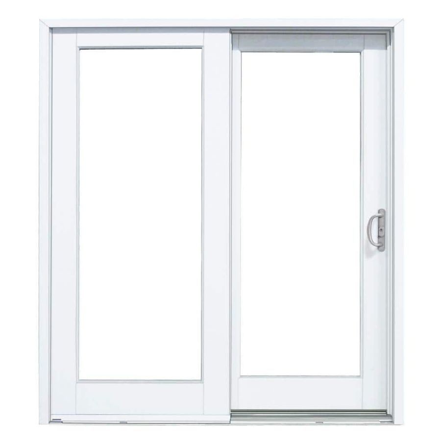 MasterPiece 72 in. x 80 in. Smooth White Exterior and Interior Right-Hand Composite Sliding Patio Door G6068R00201 - The Home Depot added by Amber Mahmood