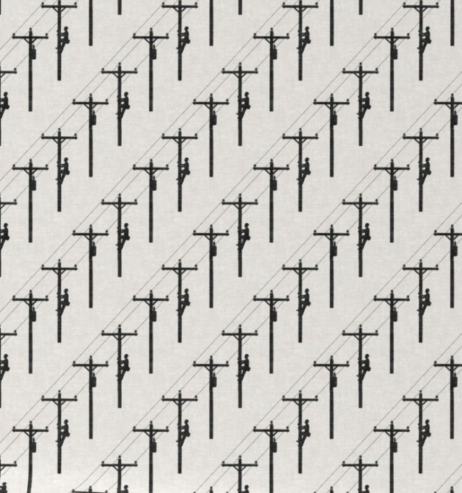 lineman - power lines - bone - LAD19 Wallpaper bylittlearrowdesign added by karen silveira