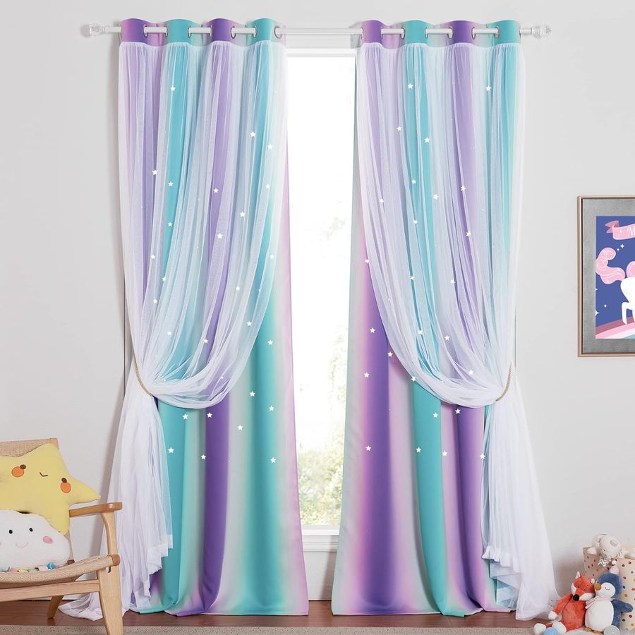 NICETOWN Curtains for Girls Bedroom Kids added by Laura Johnson