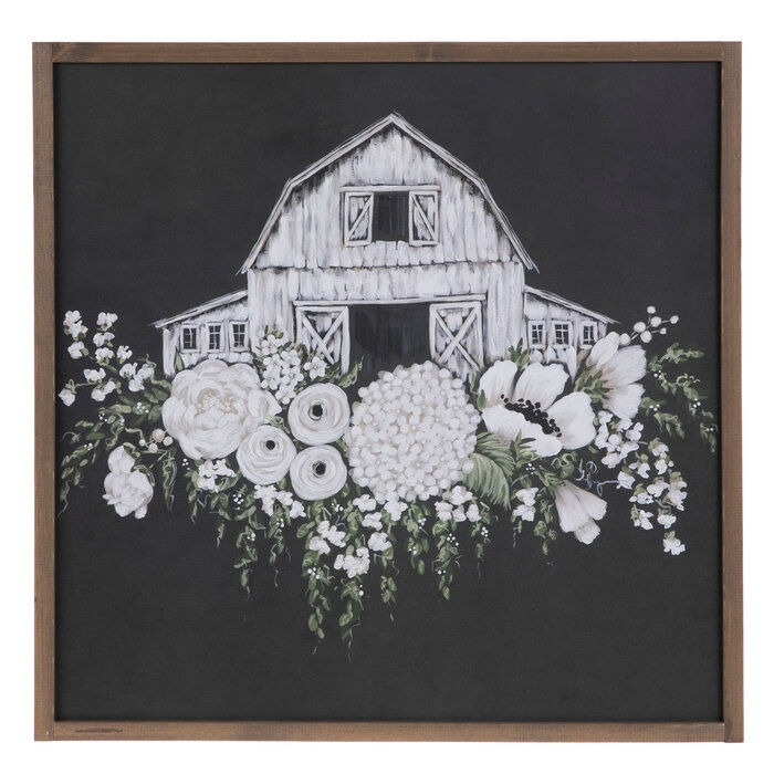 White Floral Barn Wood Wall Decor | Hobby Lobby | 1795533 added by Where The Heart Is Designs