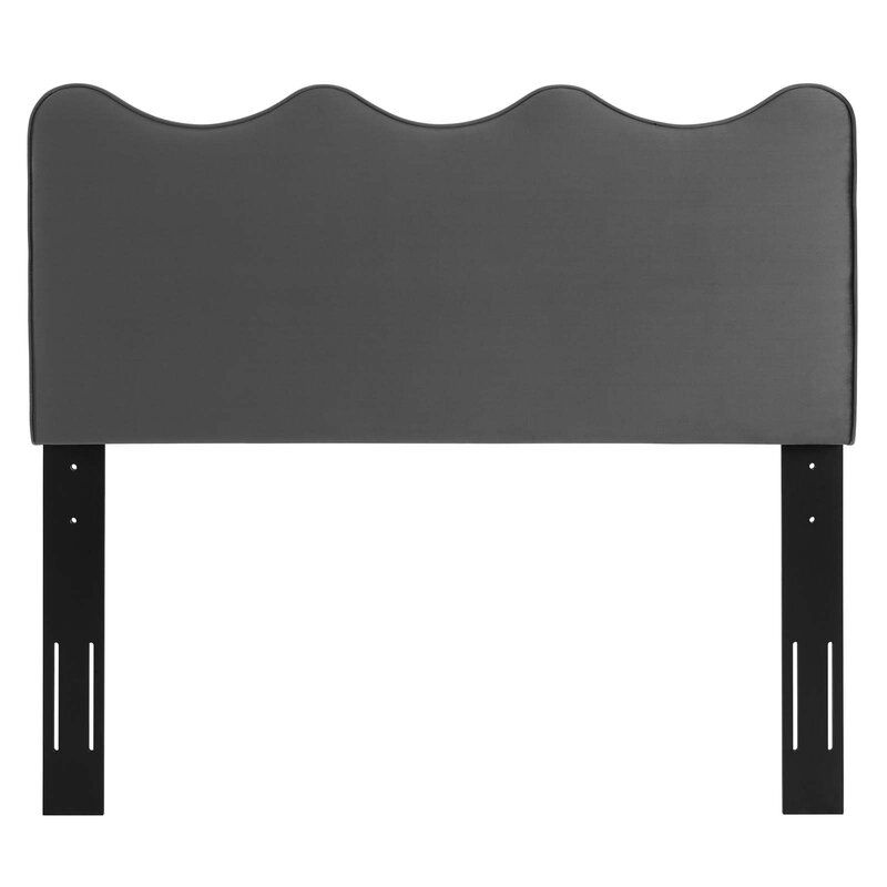 Ceceila Velvet Upholstered Panel Headboard added by Spoak Member